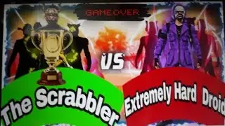 The Scrabbler vs Extremely Hard Droid | classic words offline battle | the scrabble won the game ||