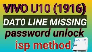 Vivo U10 Dat0 Line Missing Recovery | Vivo U10 Password Unlock with ISP Method | Vivo u10 isp pinout