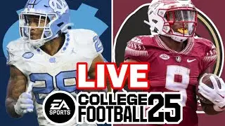 North Carolina at Florida State - 11/2/24 Simulation (EA College Football 25)
