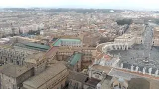 Roma desde la cúpula del Vaticano