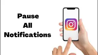 How to Pause All notifications on Instagram