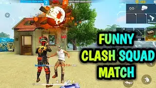 FUNNY CLASH SQUAD MATCH - 4 VS 4 - GARENA FREEFIRE - MITHUBHAI GAMING