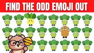 How Good Are Your Eyes? | FInd the Odd Emoji Out | Emoji Puzzle Quiz