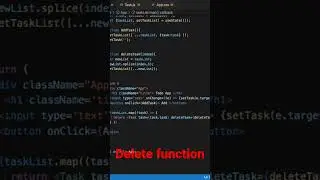 Delete function, delete Todo in React.js 
