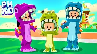 FUI ADOTADO POR UMA FAMÍLIA DE DINOSSAUROS NO PK XD
