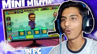 PLAYING MINI MILITIA IN PC LIKE A NOOB 😂