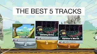 I MADE THE 5 BEST TRACKS! Hill Climb Racing 2 (map maker)