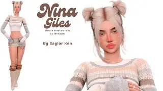 The Sims 4 Create-a-sim| CC links| Sim Download| Realistic Sim| CAS