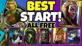 New BEST FREE Start In RAID - NINJA TURTLES!!! [Raid: Shadow Legends]