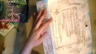 Making My New Recycled Loose Leaf Journal