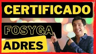 😁 Descargar CERTIFICADO FOSYGA ADRES [GRATIS] [Bien Explicado] 📜📗🤓🥇😍