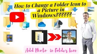 How to set photo as a folder icon thumbnail in Windows PCs.