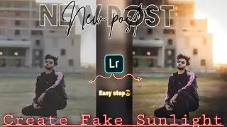 How to fake sun light worm colour grading in lightroom mobile _@ligerphotography5976