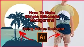 How To Make Simple Silhouette Background Using Adobe Ilustrator