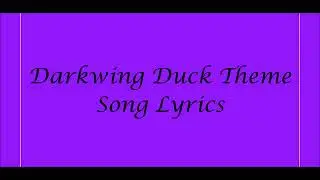 Darkwing Duck Theme Song Lyrics
