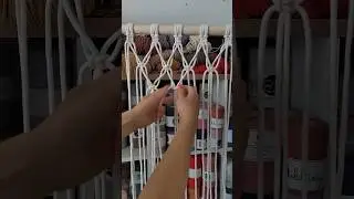 Macrame wedding decor making / makramé esküvői dekoráció / boldogságkapu #macrametutorial