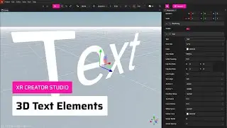 XR Creator Studio | 3D Text Elements