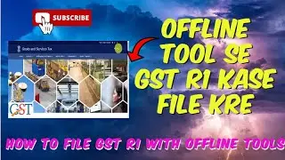 How to File GSTR 1 through Offline Utility | How to prepare JSON for GST Return Filing