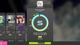 NIGHT OF KNIGHT OSU LAZER TAIKO 3,20 STAR FC 97,78% MY FIRST FC 3 STAR