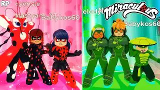 NEW SAME TRANSFORMATION DO GRUPO NO MIRACULOUS RP - MIRACULOUS ROBLOX!