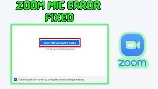Fix Zoom Mic Not Working | Failed To Detect Microphone Error in Windows 11