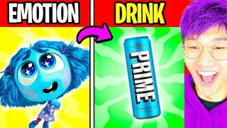 INSIDE OUT 2 CHARACTERS FAVORITE DRINKS + FOODS!? (LANKYBOX REACTION!)