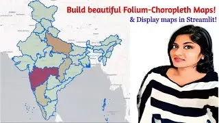 How to Build choropleth map in Python | Streamlit Tutorial #3 | Data Driven Maps With Python Folium