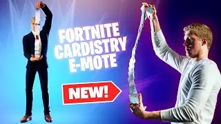 HOW TO DO The Cardistry E-MOTE in Fortnite!! // TUTORIAL