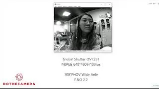 OV7251 Global Shutter B/W Board Camera Module 100fps USB2.0 Output