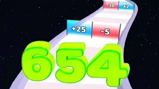 DIGIT RUN 3D - Level Up Number Math Games (Freeplay, Max Level)