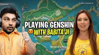 PLAYING GENSHIN WITH BABITA JI | UPGRADING RAIDEN LVL 90 | GENSHIN IMPACT LIVE