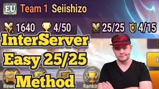 Easy 25/25 Team 1 Method for InterServer - Summoners War