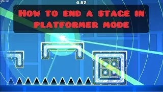 How to End a Stage in Platformer Mode with the End Trigger