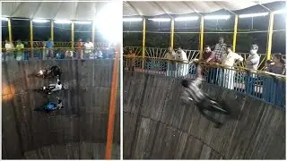 Extremely Dangerous and Daring Bike stunt