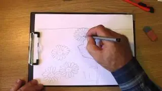 Как рисовать цветы полевые. Часть 1. Урок 23