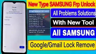 SAMSUNG FRP BYPASS 2024 NEW TOOL Android 12,13,14 Latest Security✅Frp Lock Removal | ADB Enable Fail