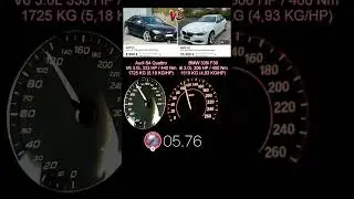 Audi S4 B8 Quattro 333 HP vs BMW 335i F30 306 HP 