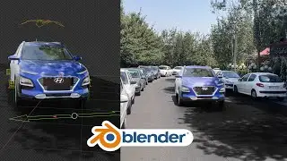 ترکینگ در بلندر انیمیشن ماشین | VFX Shadow Catcher