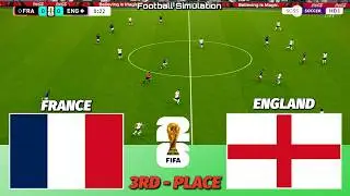 🔴 LIVE | France vs England - 3rd-Place - FIFA World Cup 2026 | PES 21 Simulation