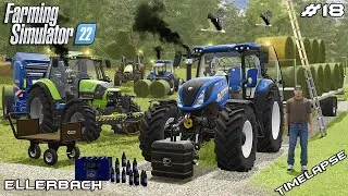 Baling first HAY BALES for the FARMS with 