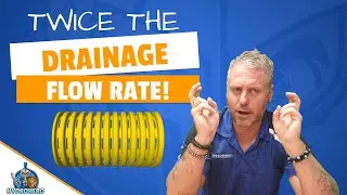8 Slot Yellow Yard Drainage Pipe