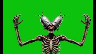 Siren Head 4K Green Screen VFX Download
