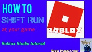 How to SHIFT RUN - Roblox Studio