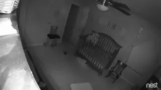 Possessed Baby Crib Surfing -Incredible Balance