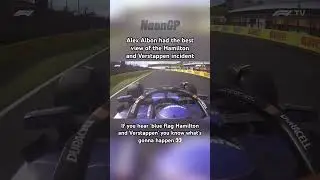 Alex Albon had the best view 👀