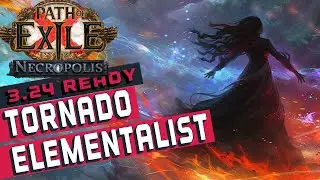 TORNADO OF TURBULENCE ELEMENTALIST Build Guide [POE 3.24]