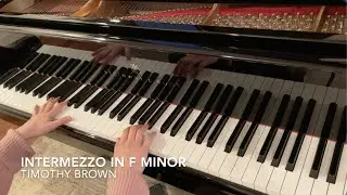 Intermezzo in F Minor by Timothy Brown - Moderately Difficult Class III (NFMC 2024-2028)
