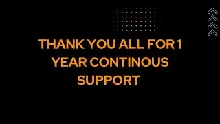 Finally completed 1 year of my YouTube journey , Thank you all