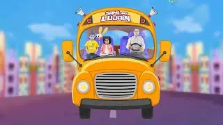 The horn on the bus goes beep, beep, beep - Wheels on the bus 23 Seconds