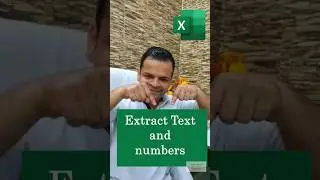 Extract text and numbers 